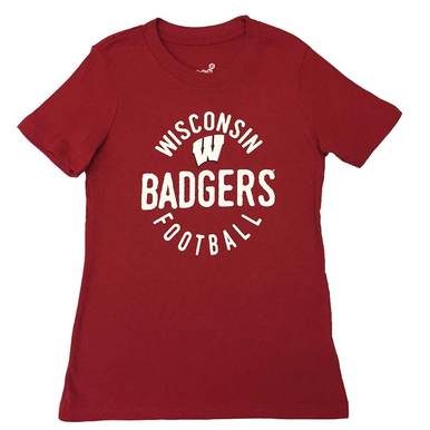 Wisconsin Badgers Football Tee - Girls