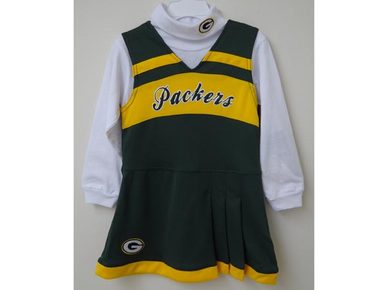 Green Bay Packers Pre-School Cheerleader Outfit