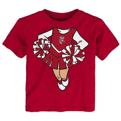 Badger Cheerleader Dreams Tee - Toddler