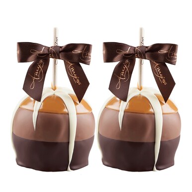 Gourmet Chocolate Caramel Apples  - Set of 2