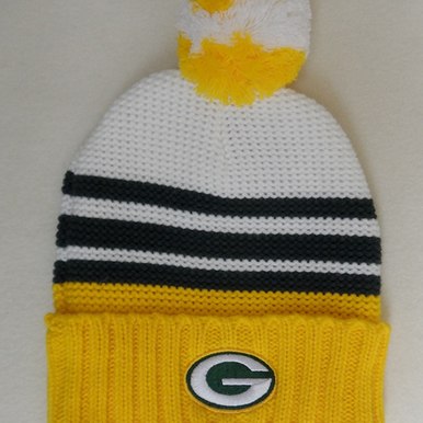 Packers Pom Knit Hat - Girls