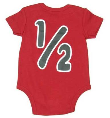 UW Badgers Baseball Jersey Creeper - Newborn and Infant