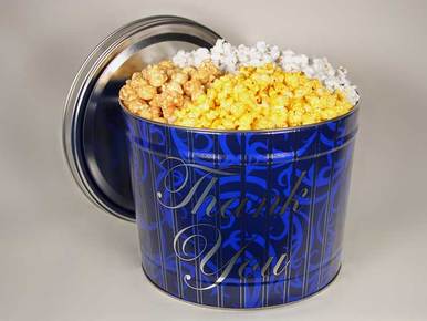 Thank You Popcorn Gift Tin - 2 Gallon